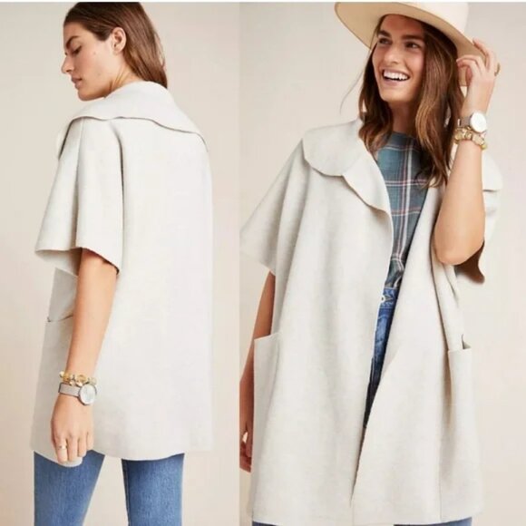 Anthropologie Akemi + Kin Emory Open Knit Cardigan One Size Short Sleeve  Layer - Picture 1 of 10